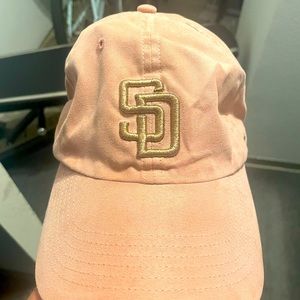 San Diego Padres women’s pink baseball cap.